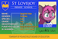 Sparkle Star's school ID
