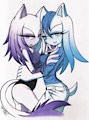 Commission: Tracey and Alissia by EsbelleXD