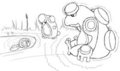 Tympole, Palpitoad, and Seismitoad by IsaidRAWR