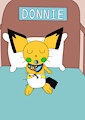 Donnie Sleeping in his crib -Digital by Commando125-