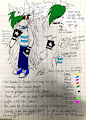 Phoenix the Lion - Reference Sheet by BadlyBadlyKuro