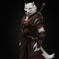 Zutta, the White wolf of Sharskarra by RegalTails