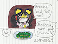 Melissa hates broccoli