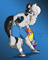 Skater Pup by TheBurningDonut