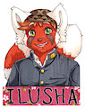 [Badge] Ilusha Cutout Badge