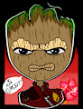Angry Baby Groot