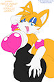 Female Tails - Sexy Happy Rouge Clothes by Habbodude