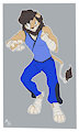 Dustin: Anthro Lion(Adult, Kid) and Human(Kid) Forms by ChaosMaster12