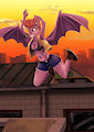 commission - Kiri - rooftops