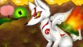 Okami and Issun 
