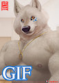 Lush Puppies - Pec bouncing (animated loop) by Anhes