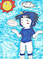 Sasuake has Duck Hair by mokuita