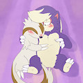 skuntank and linoone by argonvile