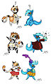 Lil' Wobbles - Eclair and Mochi