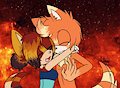 Sibling hugs!