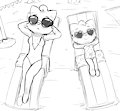 Playkids + Parents, Sunbathing kitties