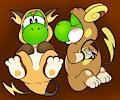Raichu Yoshis by Nishi