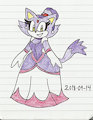 Concept art of Blaze as Cinderella