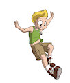 Sebastian flying leap - by Tato