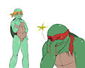 Raph deserved it by blackdragonsama