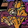 Garfield & Nermal on a Ferris Wheel by TherynRM