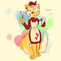 Arty Cat by DraekoSilver
