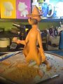 Sculpture progess for Weaselgrease by Frazzy626