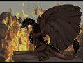 Creatures of Athest: Stratul/Flamecore Dragon by NB