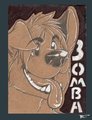 a badge from Haku by Bomba