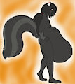 Skunkmien's Snack by Damienfox