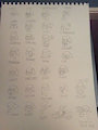 Floppy Pony Expressions Sheet SWEARING