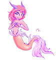 Capricorn Girl Pixel Doodle