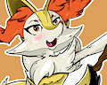 Braixen [COLOR vr.] by Wizardstic