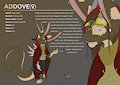 Commission - Addove Character Sheet