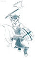 WereFox is ready to defend the village!