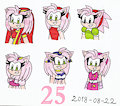 Happy 25th Anniversay, Amy Rose!