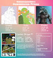 New Commission Prices