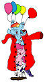 Rainbow Pinkie and Rarity Totem Trench