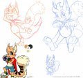 Flynng Fuzzball Concept Art Sheet (by Uini)  by Riptor