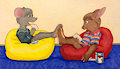 Beanbag Chairs And Pop Tarts