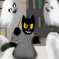 Momo,the cat magician. by Nicole55