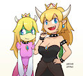 Princess Koopa and Bowsette