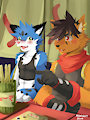 meeting with friends