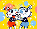 Cuphead Anniversary Drawing