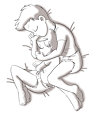 Sebastian Jamie Sleeping Shaded - by Tato