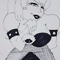 Inktober day 1 Bowsette
