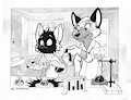 NSFW #Inktober 2018: Laboratory Problems by pandapaco