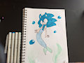 Inktober day 1 merhog sonic by Lovelyprince