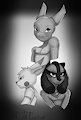 Inktober #1 Naughty and crew by Bear213