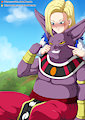 Commission CrazyLucario - Champa x Android 18 by TheDarkMangakaStudio